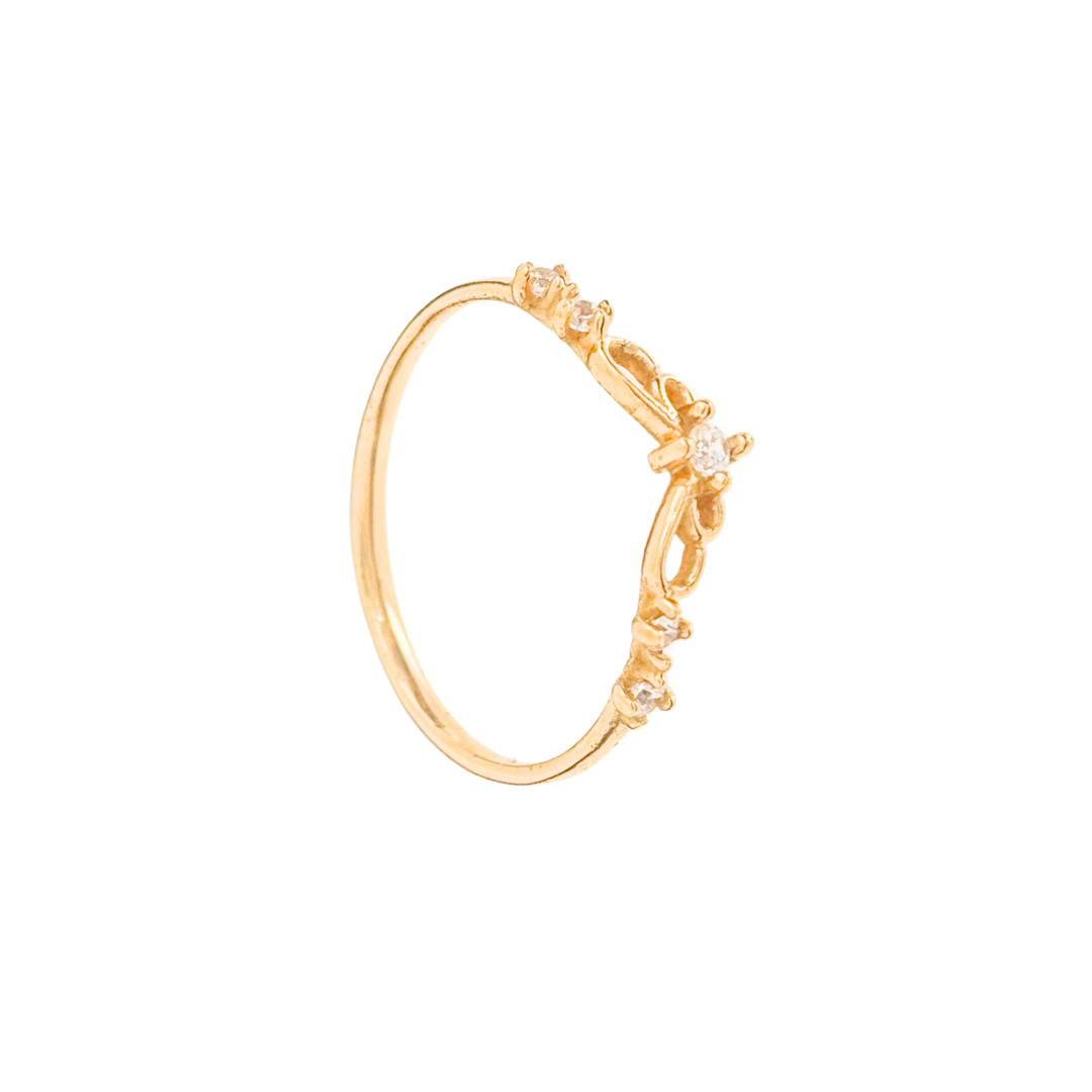 Anillo 3 Corona 18K