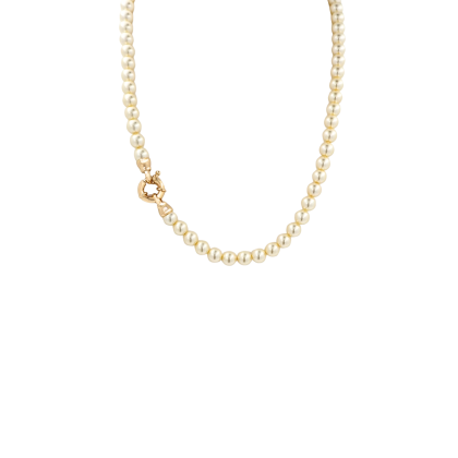 Collar Perla Timón Clásico Mallorca 45cm