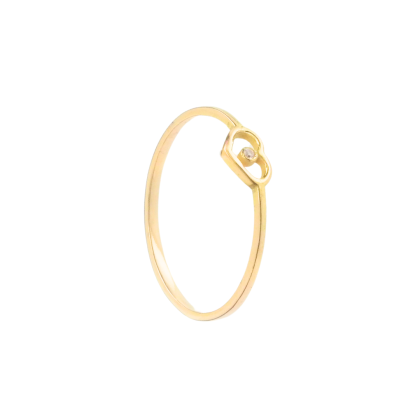 Anillo Corazón Oro 18K