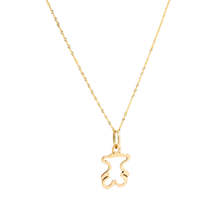 Colgante Estilo Oso Oro18K - Imagen 3