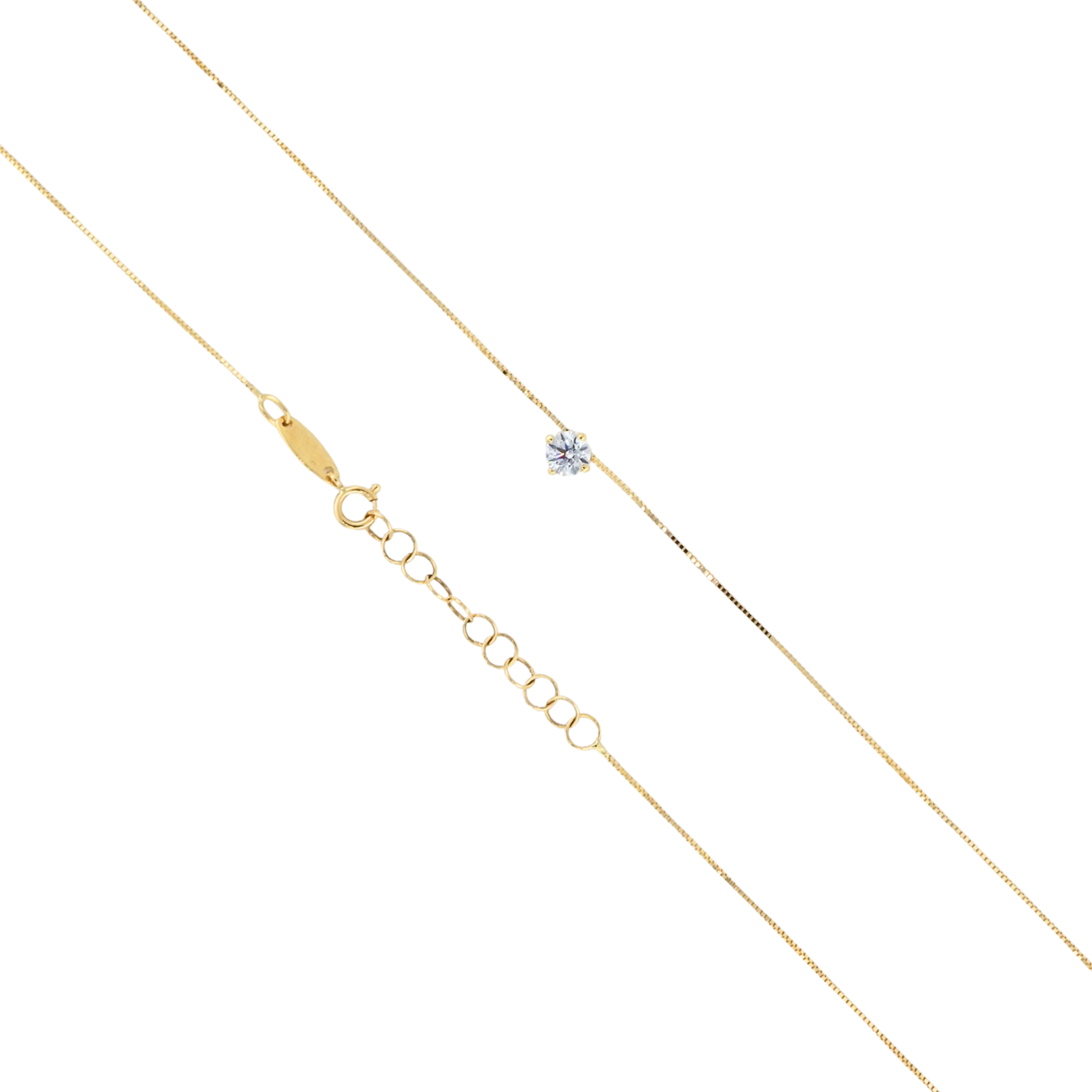 Collar Punto de Luz Oro 18K - Imagen 2