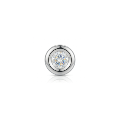 Colgante Punto de Luz 6mm S/Valier Oro Blanco