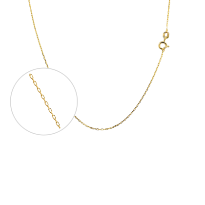 Cadena Limada Oro 18K 50cm