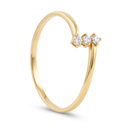 Anillo 3 Circones 18K