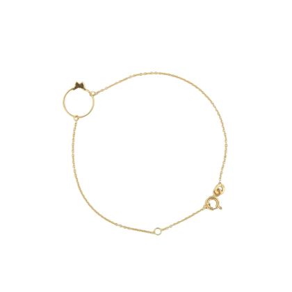 Pulsera Argolla Mariposa 18K