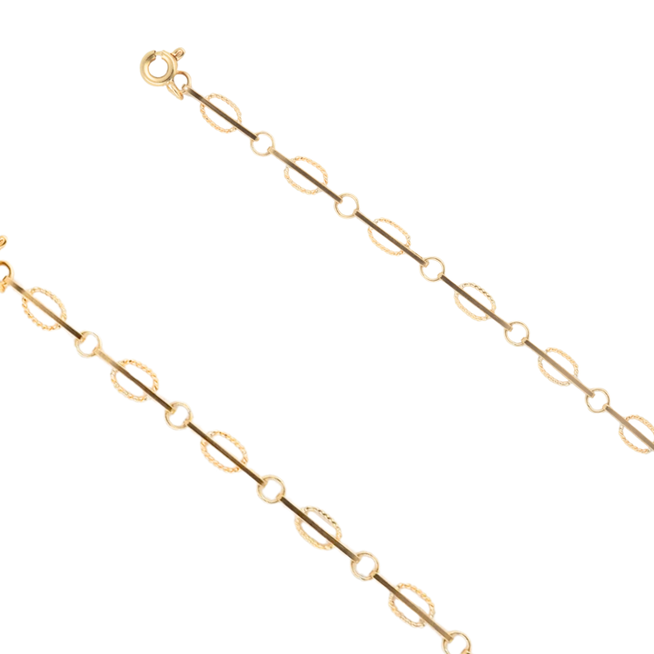 Pulsera Eslabón 19cm Oro 18k - Imagen 3