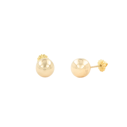 Aro Pelota N°5 Oro 18K 7mm