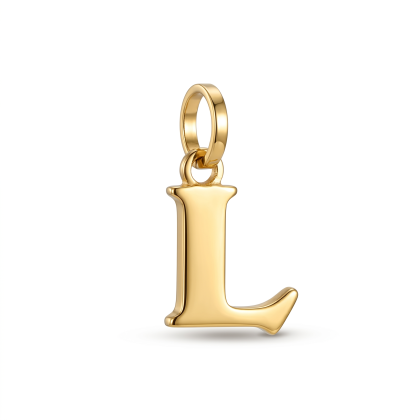 Colgante Letras Oro 18K
