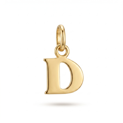 Colgante Letra Pequeña Oro18K