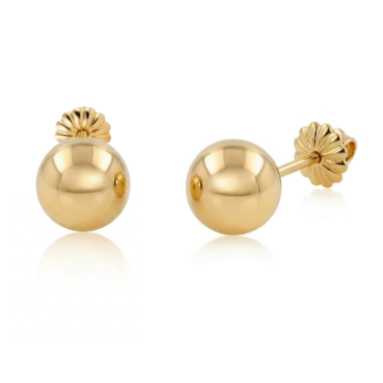 Aro Pelota N°5 Oro 18K 7mm
