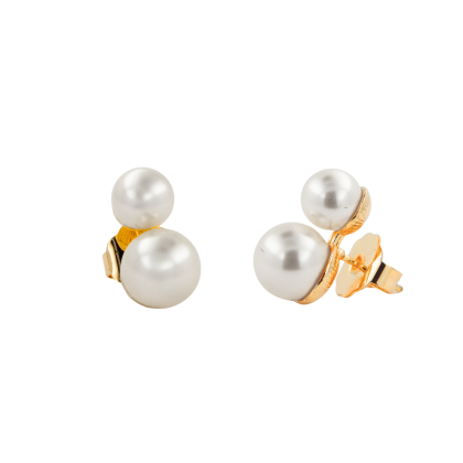 Aros Perla Doble Mallorca 10mm y 8mm