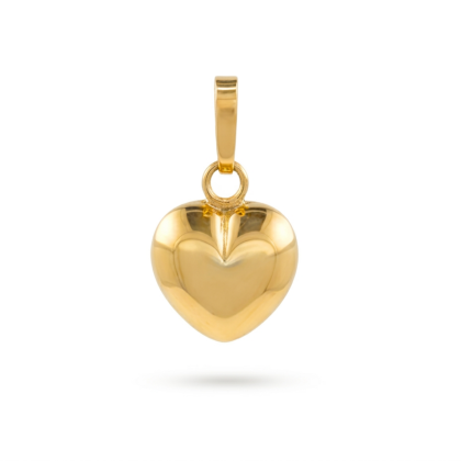 Colgante Corazón N°4 Oro 18K 13mm