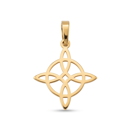 Colgante Nudo de Bruja Oro18K
