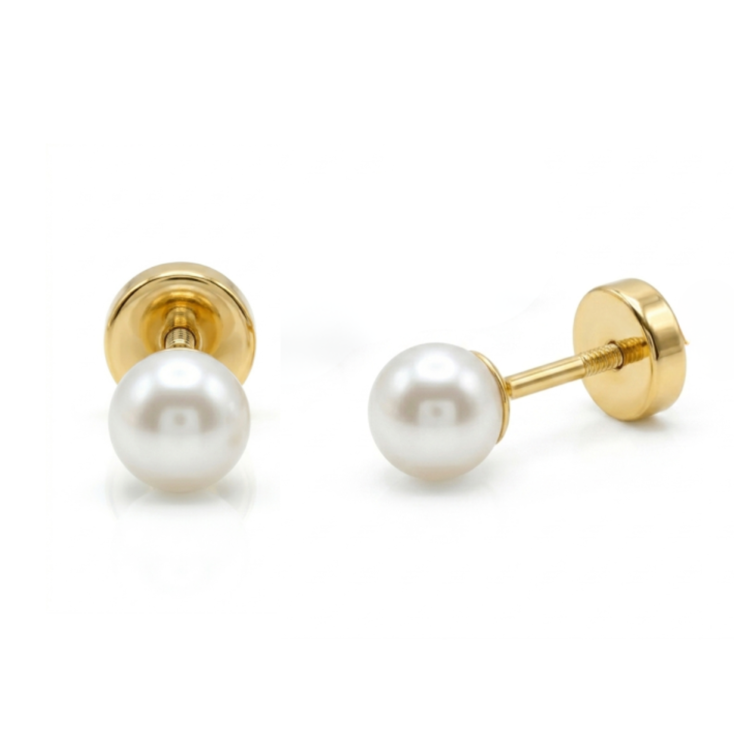 Aro Abridor Tic Perla 4mm Oro 18K
