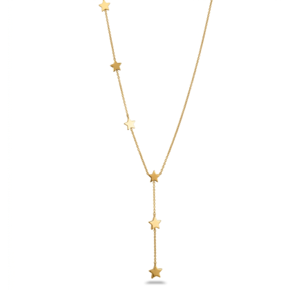Collar Estrellas 45cm Oro 18K