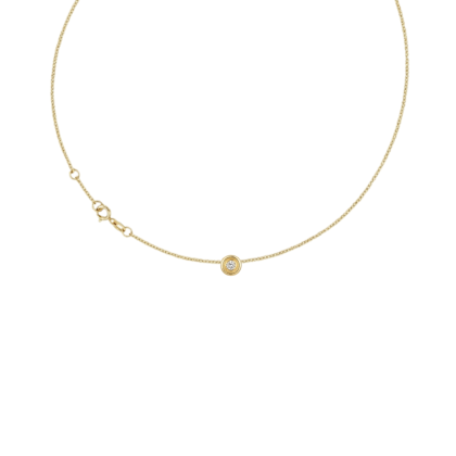 Collar Punto de Luz Oro 45cm 18K