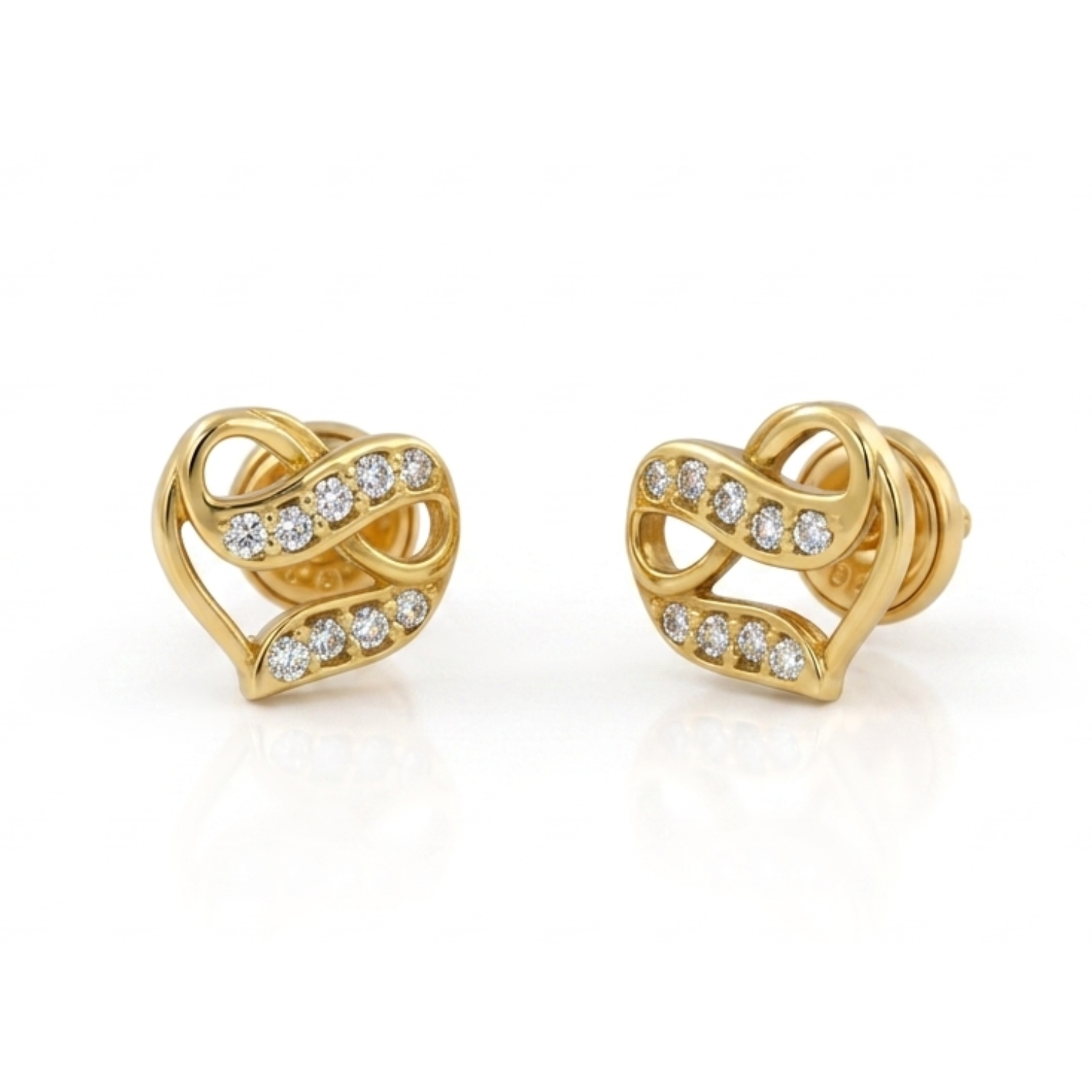 Aro Tope Corazón Oro 18K