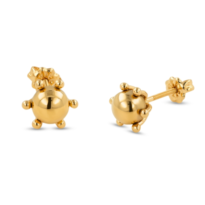 Aro Pistilo N°3 Pelota 5mm Oro 18K
