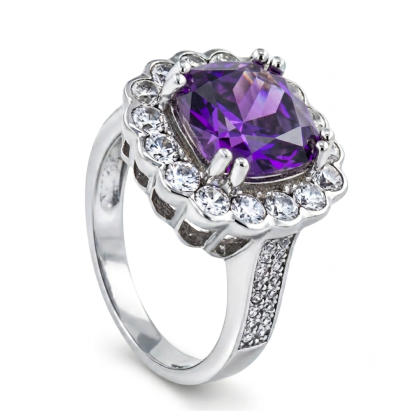 Anillo Solitario Rodinado