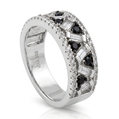 Anillo Cintillo Rodinado
