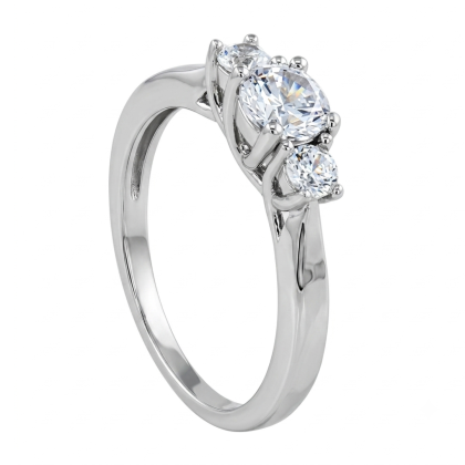 Anillo Solitario Rodinado