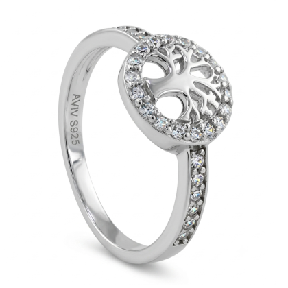 Anillo Cintillo Rodinado