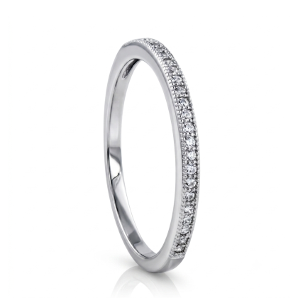 Anillo Cintillo Rodinado