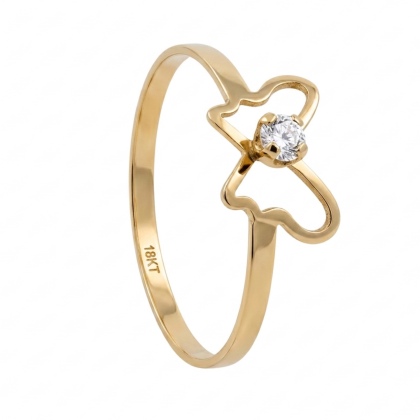 Anillo Mariposa Oro 18K