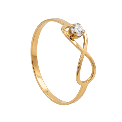 Anillo Infinito Oro 18K