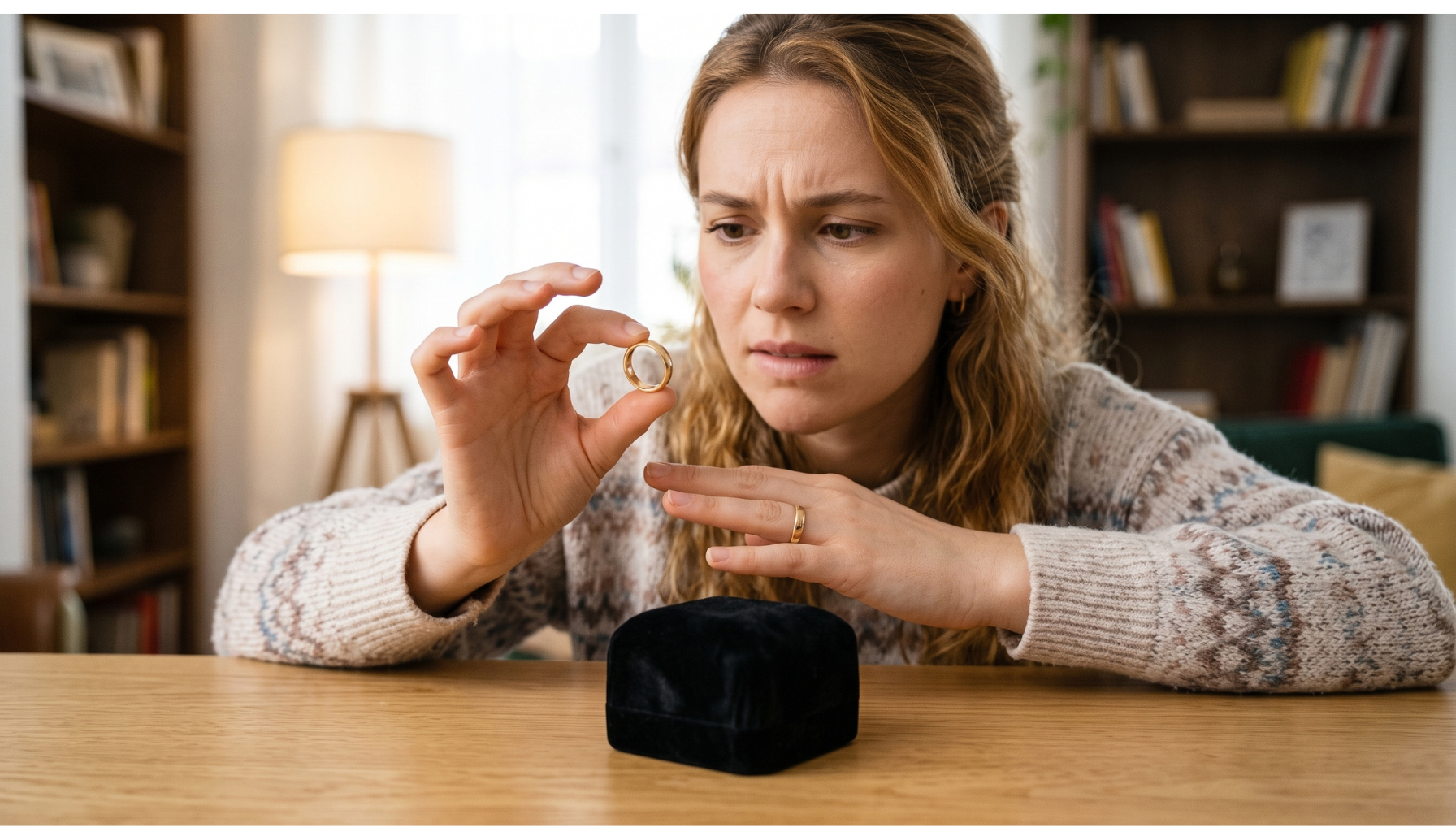 ¿Cómo saber tu talla de anillo en casa?