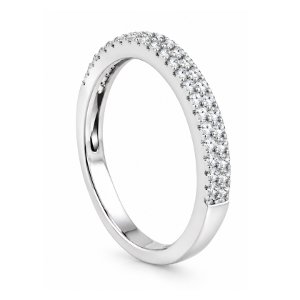 Anillo Cintillo Rodinado