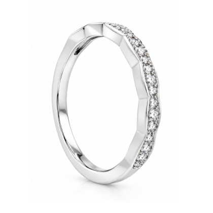 Anillo Cintillo Rodinado